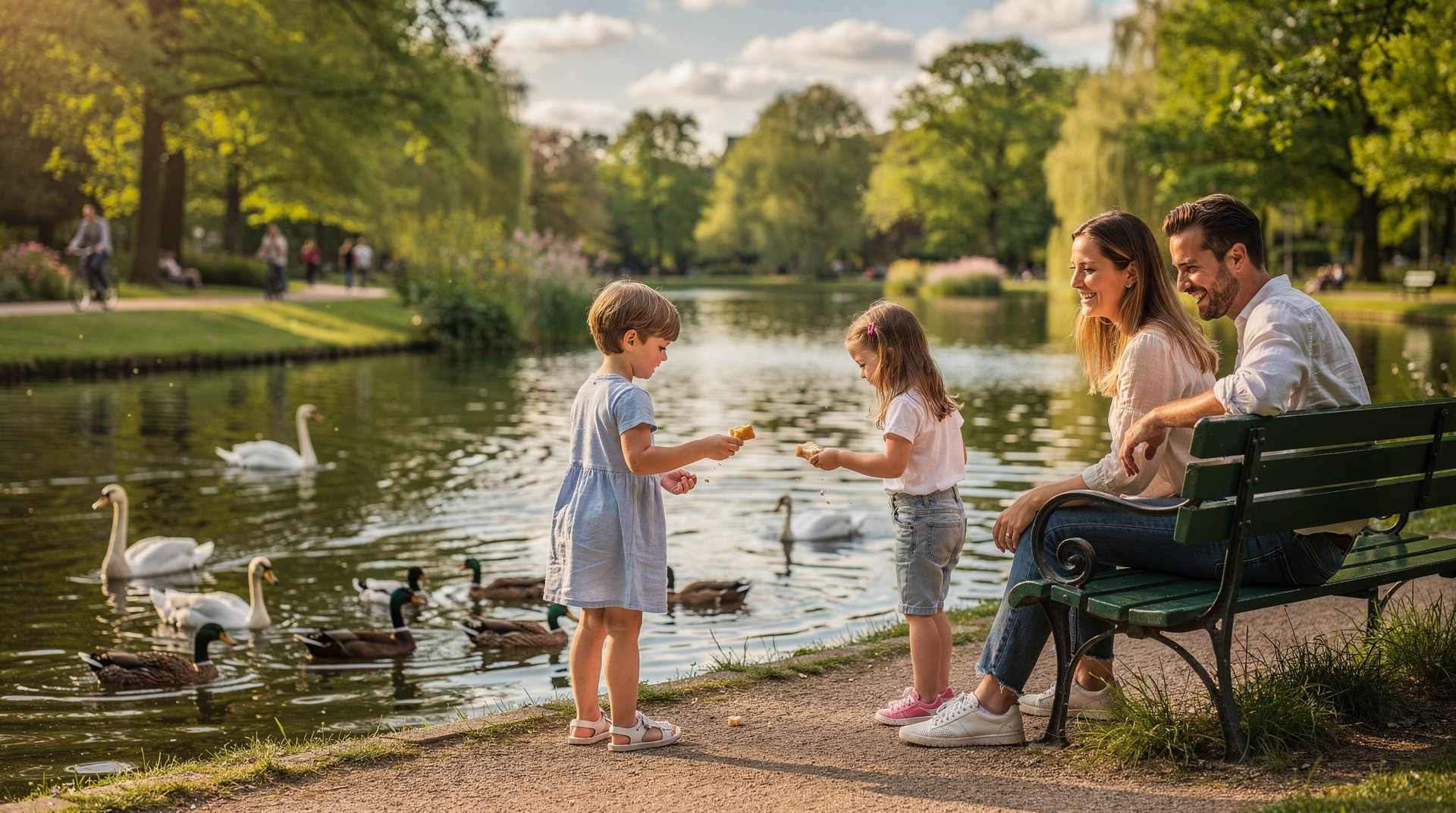 Family with kids