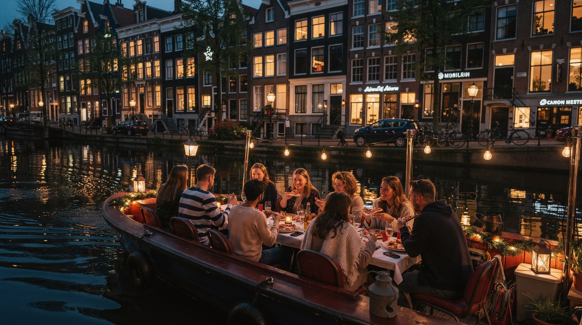 Amsterdam: Dinner Cruise with 4-Course Menu
